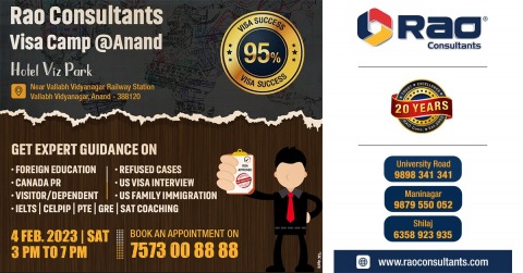 Rao Consultants Visa Camp at Anand, Rao Consultants Visa Camp at Anand