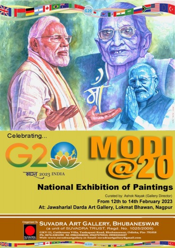 MODI-20 National Exhibition of Paintings in Nagpur from 12th to 14th feb 2023
