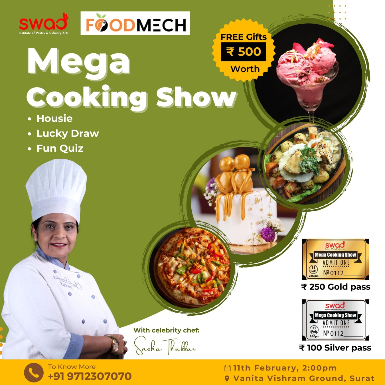 Mega Cooking Show, Mega Cooking Show & Competition