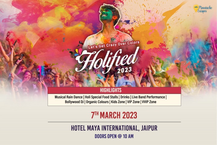 Holified - 2023, Celebrate the Best Holi Festival in Jaipur with HOLIFIED 2023