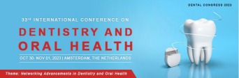 Welcome!, 33rd International Conference on Dentistry and Oral Health