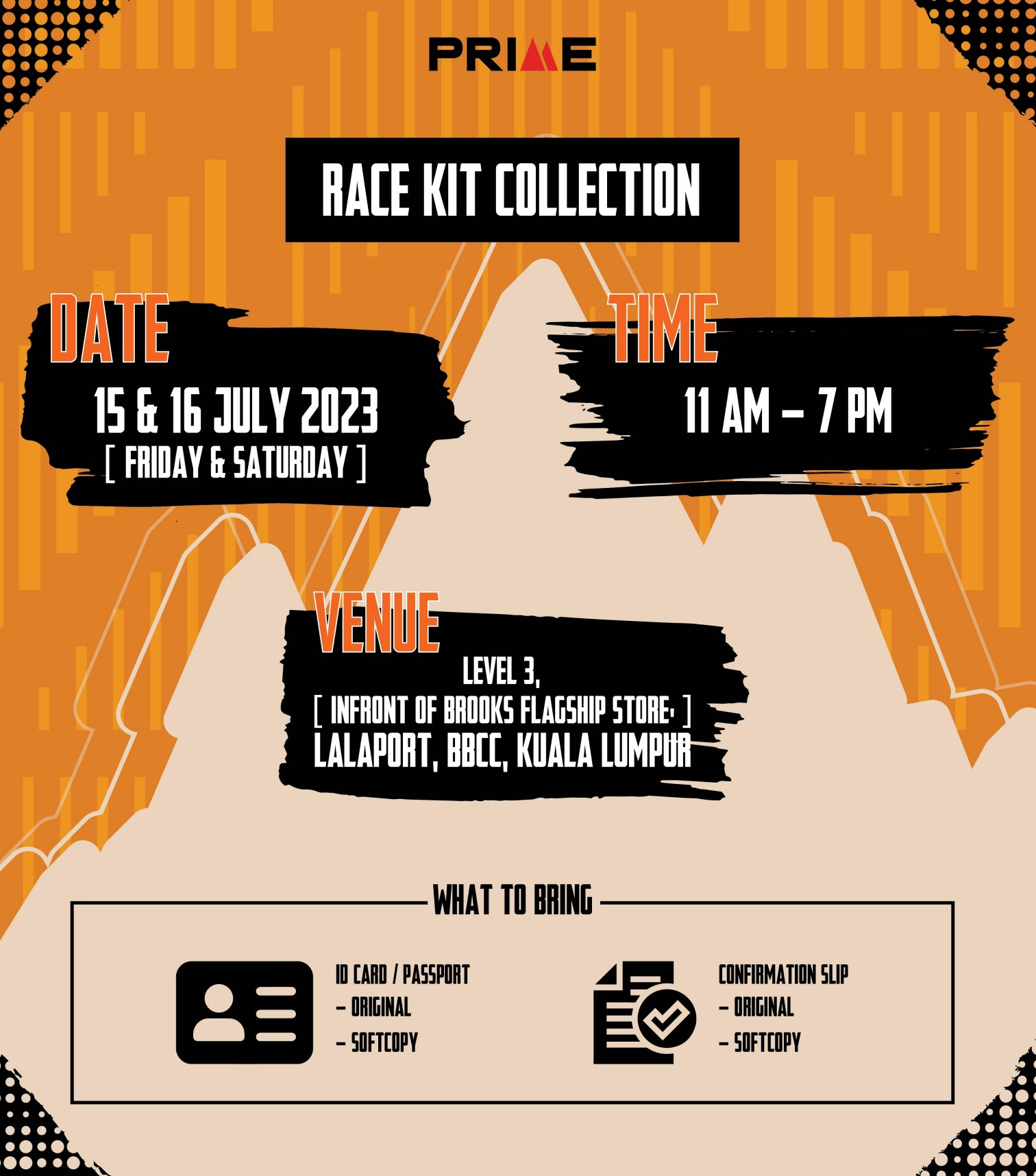 Race Kit Collection, PRIME Trail Run 2023