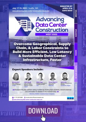  ADVANCING DATA CENTER CONSTRUCTION: WEST 2023, Advancing Data Center Construction: West 2023