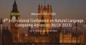 NLCA 2023, 4th International Conference on Natural Language Computing Advances (NLCA 2023)