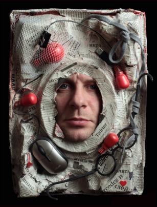 “People in Baskets” exhibition by Masha Trotzky