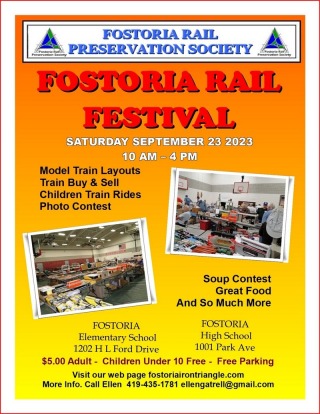 FOSTORIA RAIL FESTIVAL 2023, Fostoria Rail Festival 