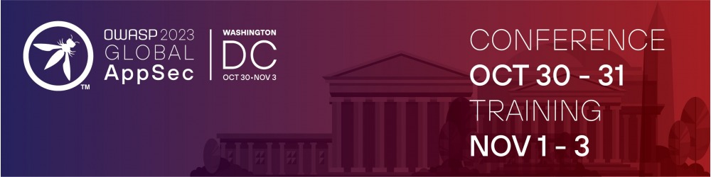 OWASP GLOBAL APPSEC DC 2023, OWASP Global AppSec DC 