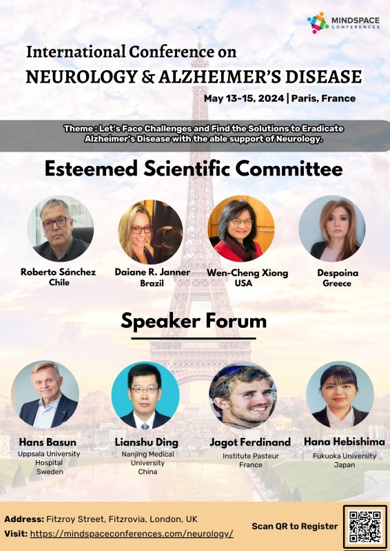 speakers forum, International Conference on Neurology & Alzheimer’s Disease