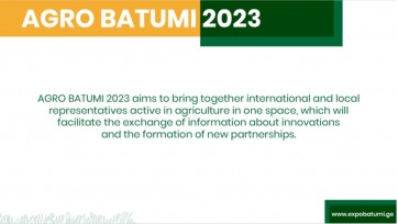 Agro Batumi 2023 aims, Agro Batumi 2023