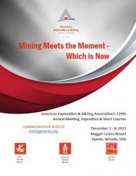  AMERICAN EXPLORATION & MINING ASSOCIATIONS MEETING AND EXPOSITION SPOKANE 2023, AEMA Annual Meeting