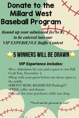 MILLARD WEST CRAFT FAIR 2023, Millard West Craft Fair