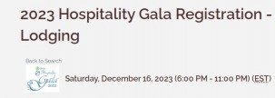 Hospitality Gala 2023, Hospitality Gala