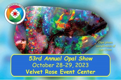 Annual Opal, Gem & Jewelry Show 2023, Annual Opal, Gem & Jewelry Show