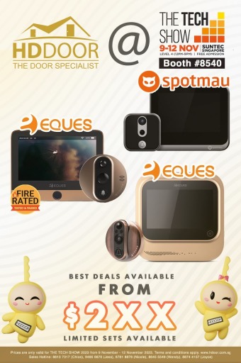 tech show - door viewer, Get Ready for The Tech Show Singapore in 2023