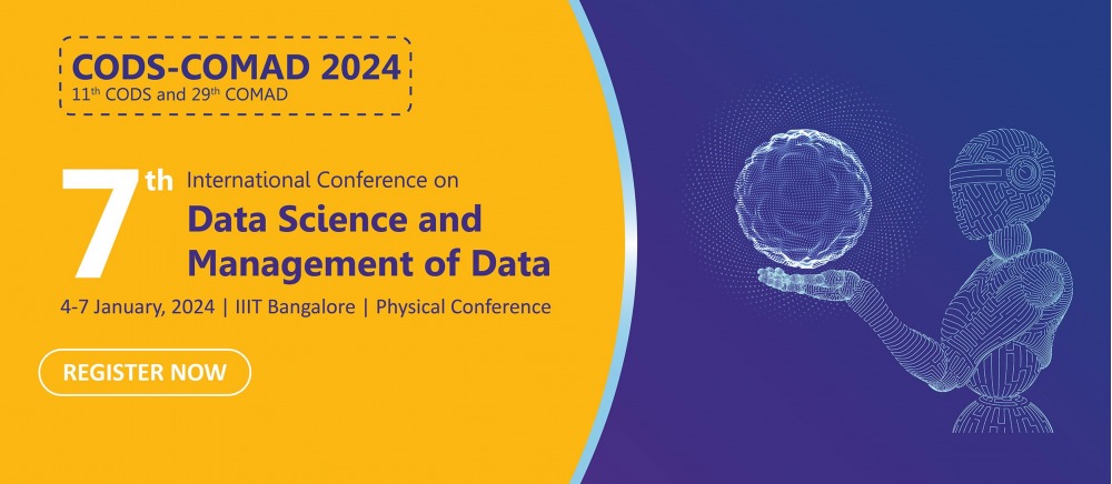 INTERNATIONAL CONFERENCE ON DATA SCIENCE & MANAGEMENT OF DATA 2024, International Conference on Data Science & Management of Data
