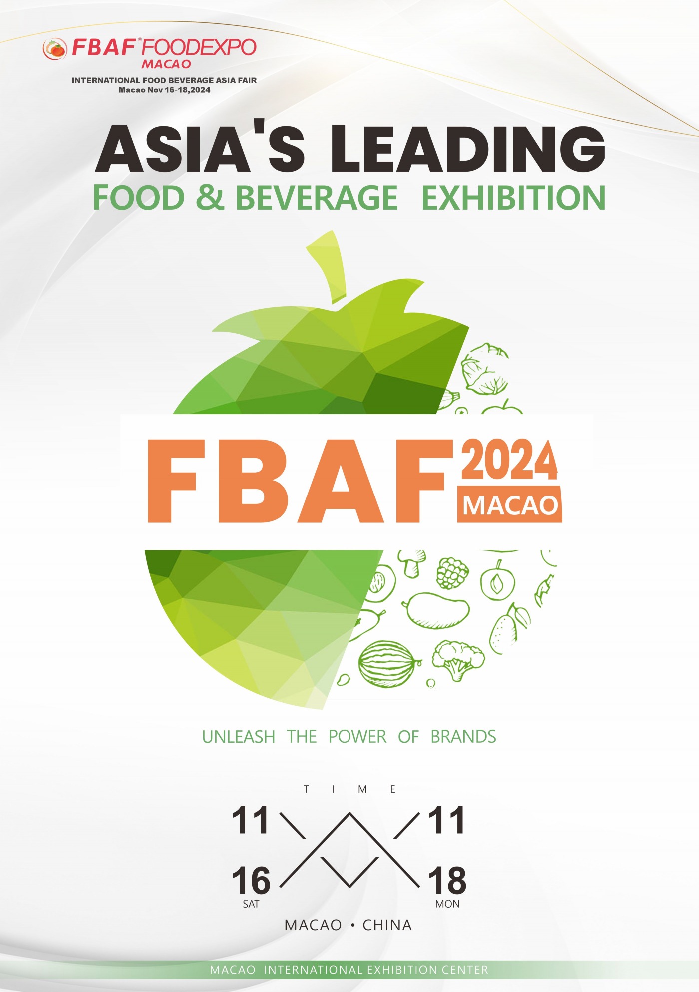 FBAFMACAU, FBAF ASIA 2024- 22th International Food Beverage Asia Fair Macau