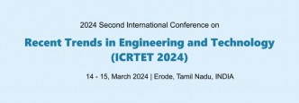 ICRTET 2024, International Conference on Current Trends in Engineering and Technology