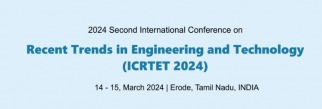 ICRTET 2024, International Conference on Recent Trends in Engineering and Technology