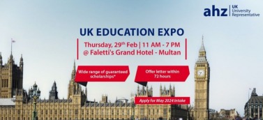 Biggest UK Universities EXOPO, UK Education Expo 2024 at Faletti's Grand Hotel Multan