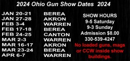 OHIO GUN SHOWS 2024, WARREN NILES - OHIO GUN SHOWS