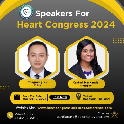 Speakers for Heart Congress 2024, World Congress on Heart and Cardiovascular Diseases