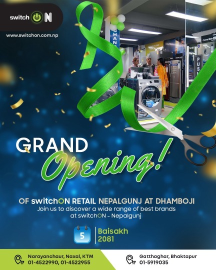 Grand Opening, Grand Opening of Switch On Showroom at Dhamboji, Nepalgunj