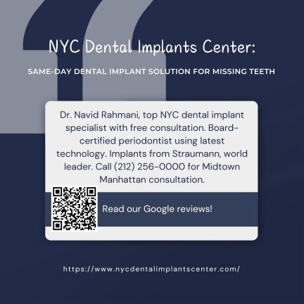 NYC Dental Implants Center offers a discount