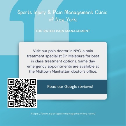 SPORTS INJURY & PAIN MANAGEMENT CLINIC OF NEW YORK OFFERS A DISCOUNT.
