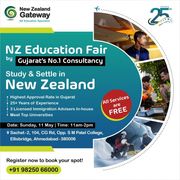 New Zealand Gateway, Biggest New Zealand Education Fair in Ahmedabad
