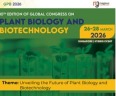 10th Edition of Global Congress on Plant Biology and Biotechnology