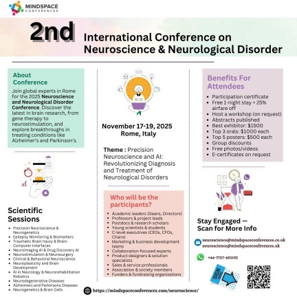 Neuroscience & Neurological Disorder Invitation, 2nd International Conference on Neuroscience & Neurological Disorder