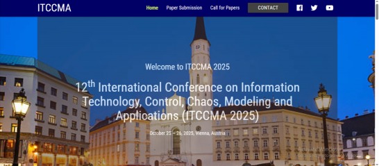 https://csity2025.org/itccma/index, 12th International Conference on Information Technology, Control, Chaos,  Modeling and Applications (ITCCMA 2025)