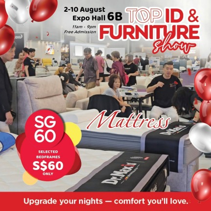 TOP ID and Furniture Show 2025, TOP ID and Furniture Show 2025 - 2 to 10 Aug at Expo Hall 6B