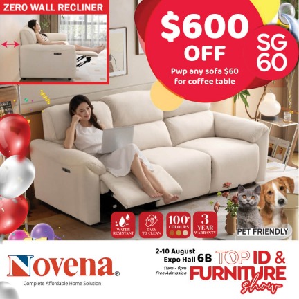 Novena, TOP ID and Furniture Show 2025 - 2 to 10 Aug at Expo Hall 6B