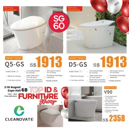 Cleanovate, TOP ID and Furniture Show 2025 - 2 to 10 Aug at Expo Hall 6B