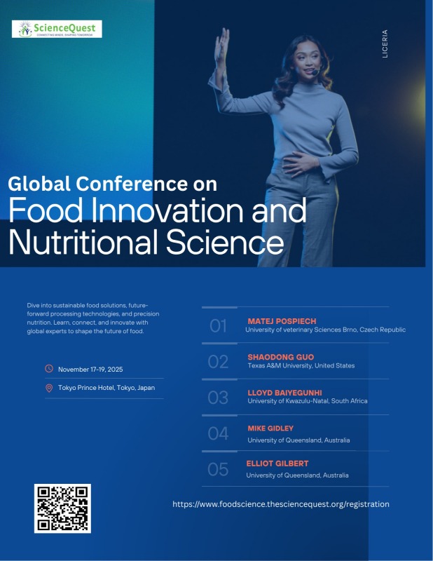 Food Science Summit, Global Conference on Food Innovation and Nutritional Science
