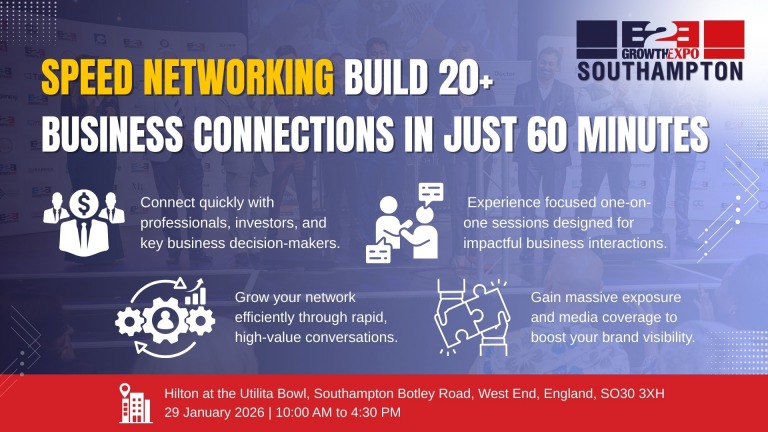 Southampton B2B Growth Expo - Speed Networking, Southampton B2B Growth Expo 2026 | Book Your Visitor Ticket At B2B Show