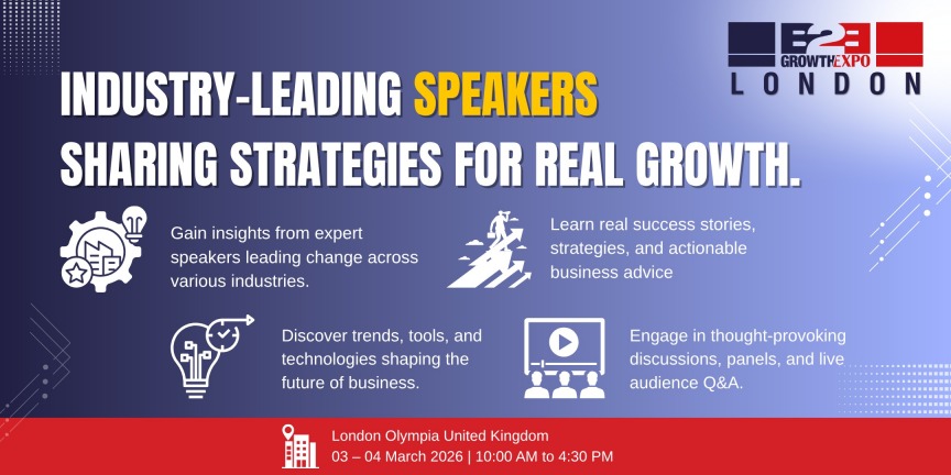 London B2B Growth Expo - Speakers, Business Growth Expo 2026 | Book Your Visitor Ticket At Premier Show