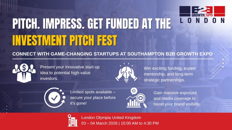 London B2B Growth Expo - Investment Pitch Fest, Business Growth Expo 2026 | Book Your Visitor Ticket At Premier Show