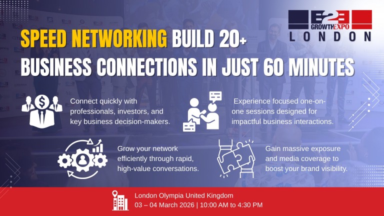 London B2B Growth Expo - Speed Networking, Business Growth Expo 2026 | Book Your Visitor Ticket At Premier Show