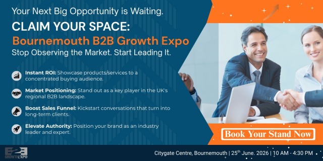 Bournemouth B2B Growth Expo 2026 - Exhibitor, Bournemouth B2B Growth Expo 2026 | Book Your Stand At Premier B2B Show