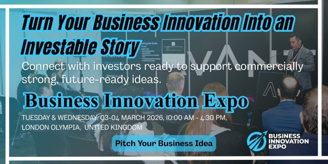 Business Innovation Expo 2026 - Investor's Pitch Fest, Business Innovation Expo 2026 | Join Us As Investor's Pitch Fest At B2B Show