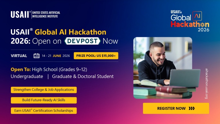 USAII Global AI Hackathon , USAII® Global Free AI Hackathon 2026 | Where Students Build the Future with AI