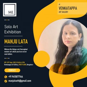 Modern Conceptual Art Exhibition by Manju Lata