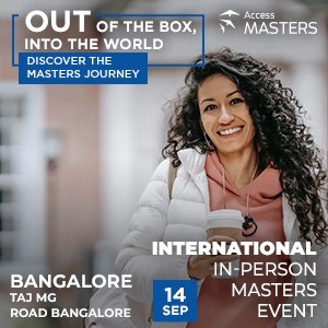 ATTEND THE OFFLINE MASTERS EVENT IN BANGALORE