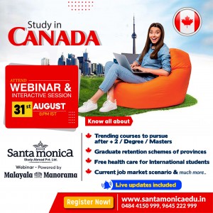 Study in Canada Webinar powered by Malayala Manorama