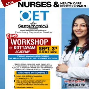 Free OET Workshop at Santamonica Academy