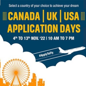 Application Days for Canada, USA & UK
