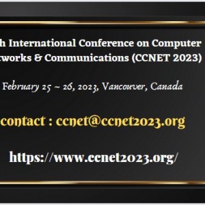 10th International Conference on Computer Networks & Communications (CCNET 2023)
