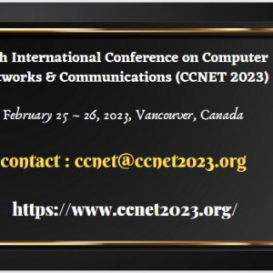 10th International Conference on Computer Networks & Communications (CCNET 2023)